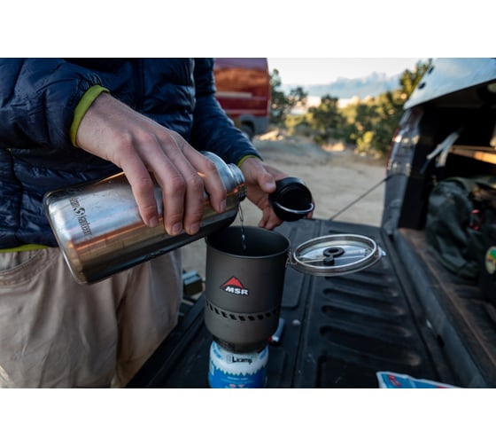 Бутылка Klean Kanteen NEW Wide 64oz 1900 мл, Brushed Stainless 1009501