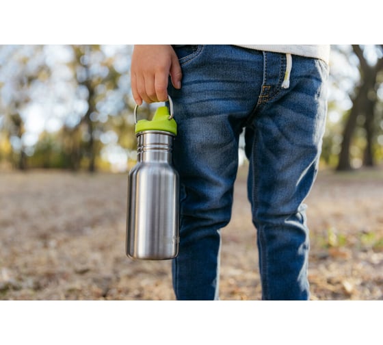Детская бутылка Klean Kanteen Kid Classic Narrow Sippy 12oz 355 мл, Brushed Stainless 1008770