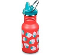 Детская бутылка Klean Kanteen Kid Classic Narrow Sippy 12oz 355 мл, Coral Strawberries 1008857