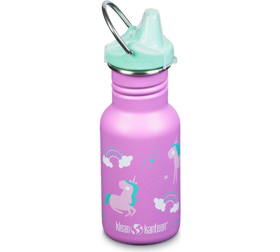Детская бутылка Klean Kanteen Kid Classic Narrow Sippy 12oz 355 мл, Unicorns 1008856