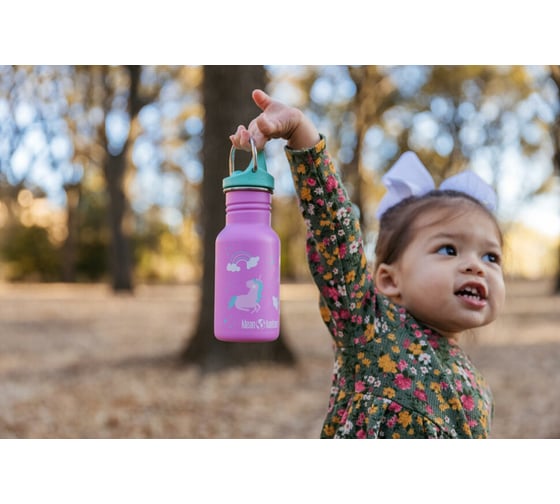 Детская бутылка Klean Kanteen Kid Classic Narrow Sippy 12oz 355 мл, Unicorns 1008856
