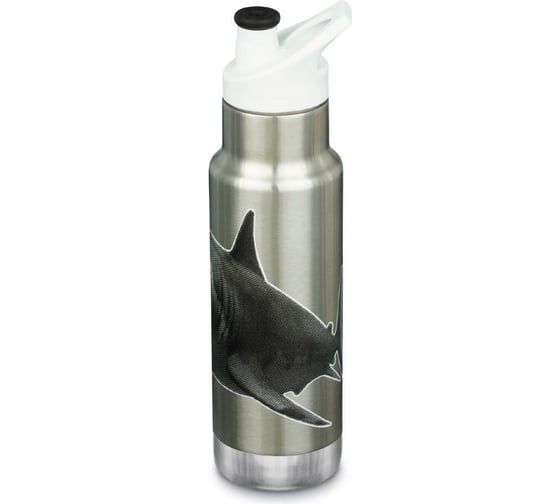 Детская термобутылка Klean Kanteen Insulated Kid Classic Narrow 12oz 355 мл, Mr. Shark 1008786 1