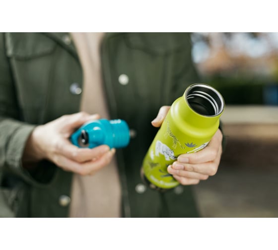 Детская термобутылка Klean Kanteen Insulated Kid Classic Narrow 12oz 355 мл, Safari 1008874