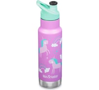 Детская термобутылка Klean Kanteen Insulated Kid Classic Narrow 12oz 355 мл, Unicorns 1008785