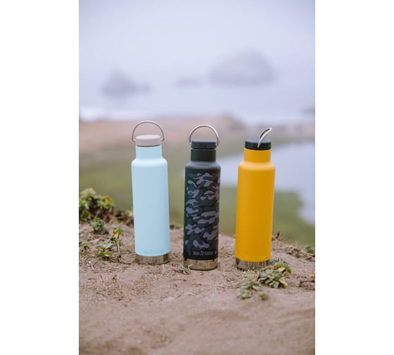 Термобутылка Klean Kanteen NEW Insulated Classic 20oz 592 мл, Black Camo 1008935