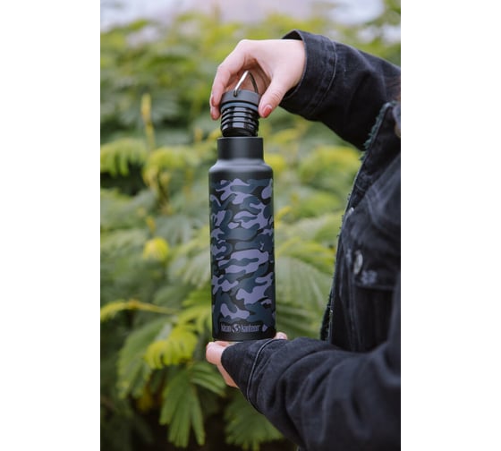Термобутылка Klean Kanteen NEW Insulated Classic 20oz 592 мл, Black Camo 1008935