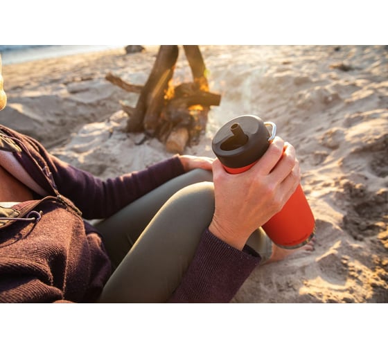 Термобутылка Klean Kanteen TKWide Twist Cap 32oz 946 мл, Tiger Lily 1009477