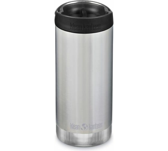 Термокружка Klean Kanteen TKWide Cafe Cap 12oz 355 мл. Brushed Stainless 1008301 1