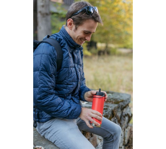 Термокружка Klean Kanteen TKWide Twist Cap 16oz 473 мл, Tiger Lily 1009473