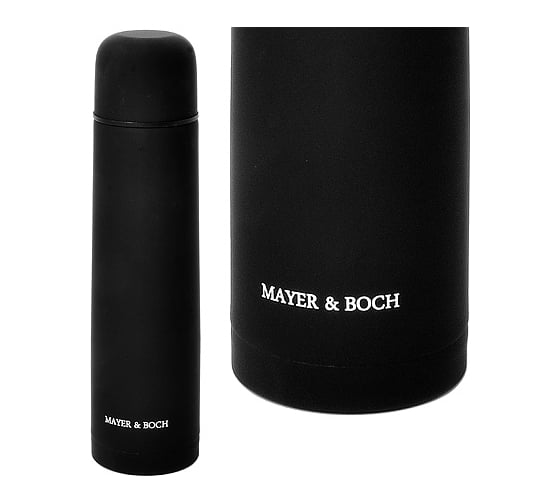 Термос MAYER&BOCH 1 л, 31129 Термос 1л черный нерж/сталь мет/кол MB(х24)