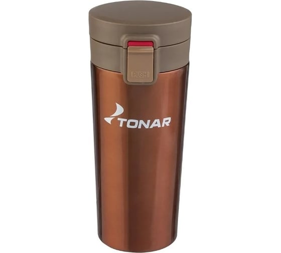 Термос-кружка Тонар HS.TMК-02 400мл, кофейный 185726