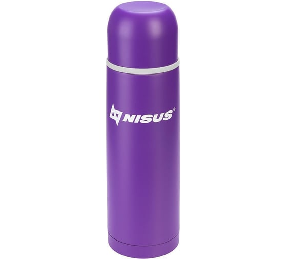 Термос Nisus 044-V N.TM-044-V, 750мл, фиолетовый 247226
