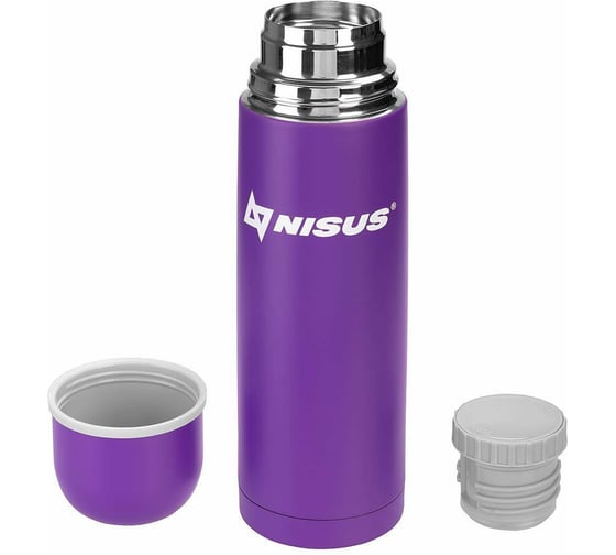 Термос Nisus 044-V N.TM-044-V, 750мл, фиолетовый 247226
