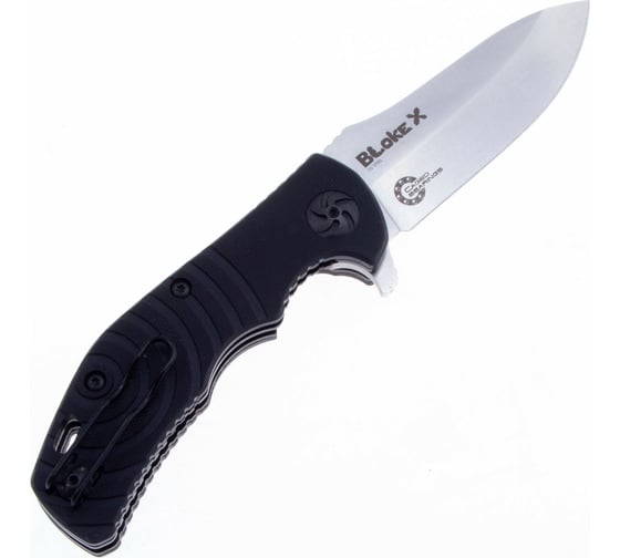 Складной нож Kizlyar Supreme Bloke X cталь D2, StoneWash, рукоять из G10 4650065050708