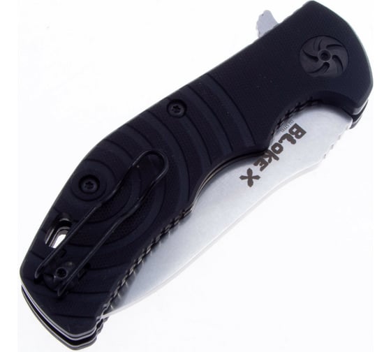 Складной нож Kizlyar Supreme Bloke X cталь D2, StoneWash, рукоять из G10 4650065050708