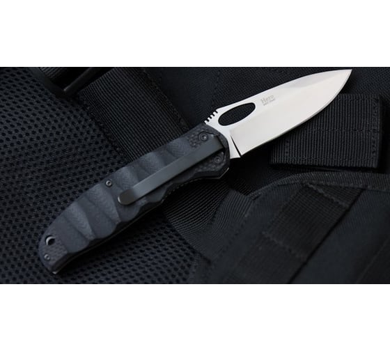 Складной нож Kizlyar Supreme Hero cталь 440C, Satin, рукоять из G10 4650065051231