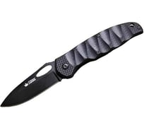 Складной нож Kizlyar Supreme Hero cталь 440C, Black Titanium, рукоять из G10 4650065055017 24462195