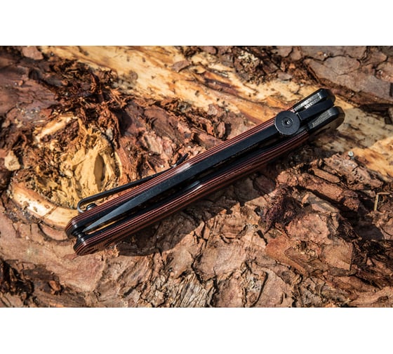 Складной нож Kizlyar Supreme Prime cталь D2, Black Titanium, рукоять из G10 4650065056014