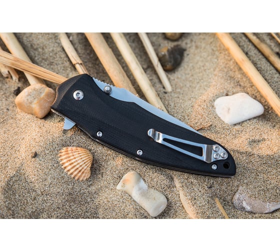 Складной нож Kizlyar Supreme Zedd cталь D2, Satin, рукоять из G10 4650065054416