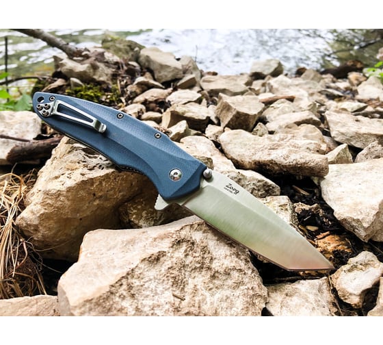 Складной нож Kizlyar Supreme Zorg cталь AUS-8, Satin, рукоять из G10 4650065054478