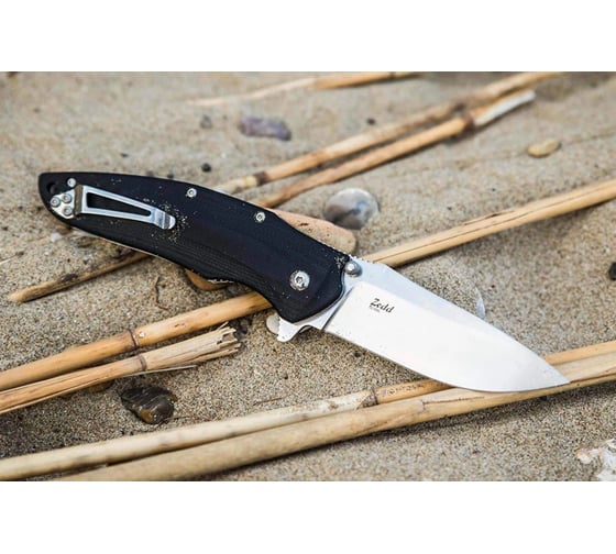 Складной нож Kizlyar Supreme Zorg cталь AUS-8, Satin, рукоять из G10 4650065054478