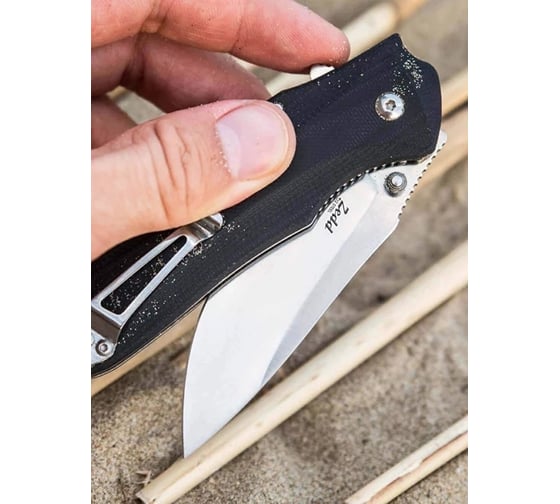 Складной нож Kizlyar Supreme Zorg cталь AUS-8, Satin, рукоять из G10 4650065054478
