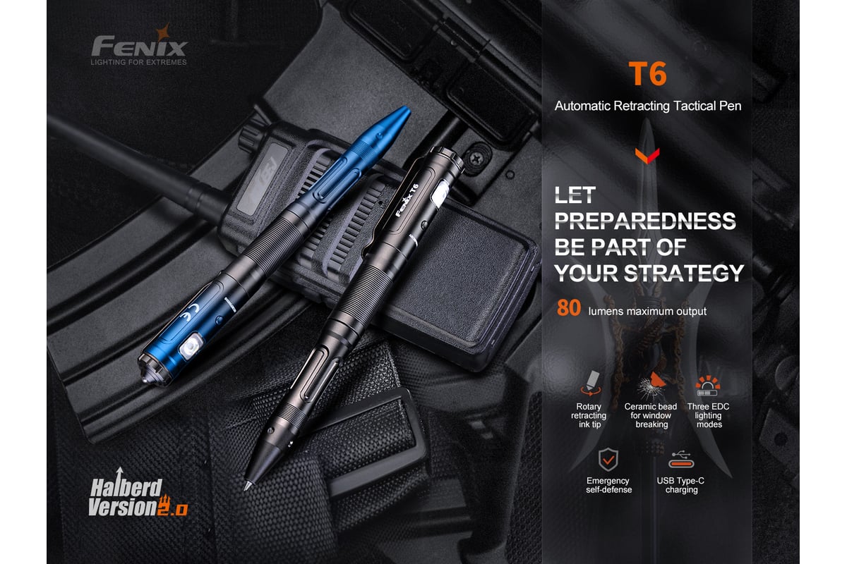 Ручка Fenix t6 - выгодная цена, отзывы, характеристики, фото - купить в ...