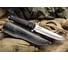 Туристический нож Kizlyar Supreme Alpha сталь 420HC, StoneWash, рукоять из черного кратона 4650065059831 4