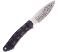 Туристический нож Kizlyar Supreme Aztec сталь D2, StoneWash, рукоять из G10, в кожаном чехле 4650065059725