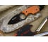 Туристический нож Kizlyar Supreme Amigo Z сталь AUS-8, Black, Titanium, рукоять из оранжевого G10 4650065056175 2