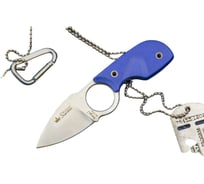 Туристический нож Kizlyar Supreme Amigo Z сталь AUS-8, Satin, рукоять из синего G10 4650065056151