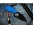 Туристический нож Kizlyar Supreme Amigo Z сталь D2 Black, Titanium, рукоять из синего G10 4650065056212 1