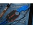 Туристический нож Kizlyar Supreme Amigo Z сталь D2 Black, Titanium, рукоять из синего G10 4650065056212 3