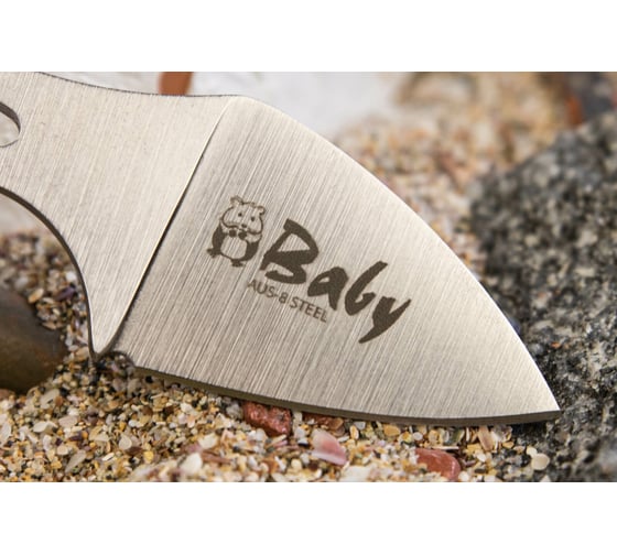 Туристический нож Kizlyar Supreme Baby сталь AUS-8, StoneWash 4610094290056
