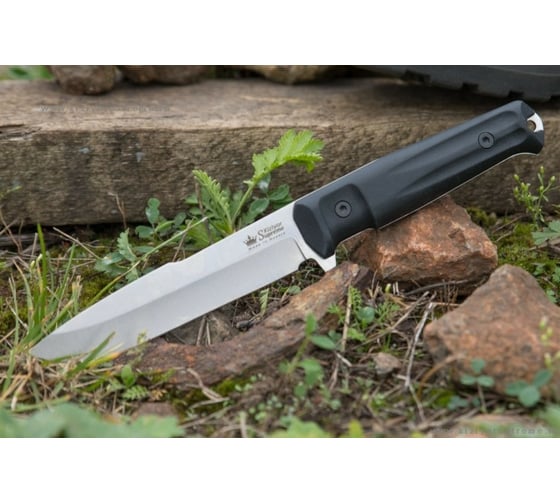 Туристический нож Kizlyar Supreme Delta сталь 420HC, рукоять из Кратона 4650065057530