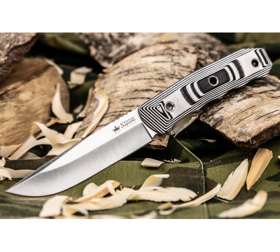 Туристический нож Kizlyar Supreme Echo сталь AUS-8, StoneWash, рукоять из G10 Kydex 4650065057578