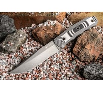 Туристический нож Kizlyar Supreme Echo сталь AUS-8, TacWash, рукоять из G10 Kydex 4650065057592
