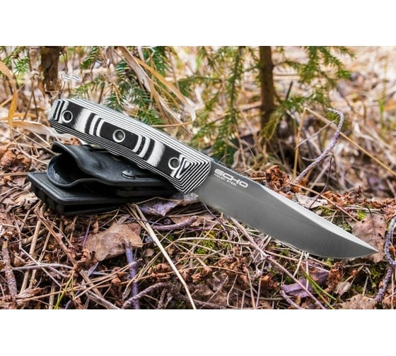Туристический нож Kizlyar Supreme Echo сталь Niolox, StoneWash, рукоять из G10 4650065059411