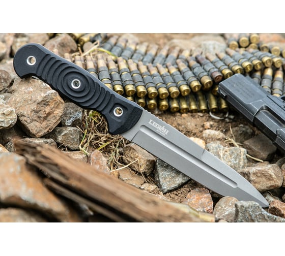 Туристический нож Kizlyar Supreme Legion сталь AUS-8, TacWash, рукоять из G10 4650065057691 1