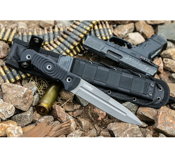 Туристический нож Kizlyar Supreme Legion сталь AUS-8, TacWash, рукоять из G10 4650065057691