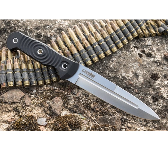 Туристический нож Kizlyar Supreme Legion сталь Niolox, StoneWash, рукоять из G10 4650065059435