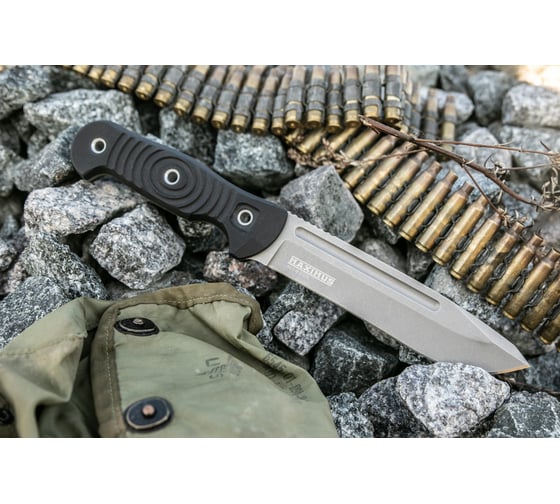 Туристический нож Kizlyar Supreme Maximus сталь AUS-8, TacWash, рукоять из G10 4650065057783
