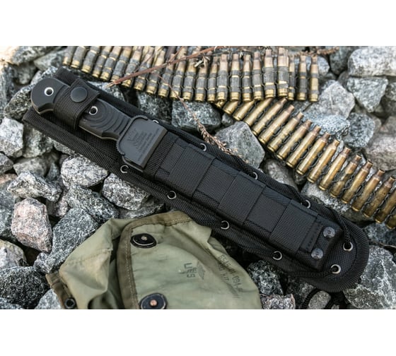 Туристический нож Kizlyar Supreme Maximus сталь AUS-8, TacWash, рукоять из G10 4650065057783
