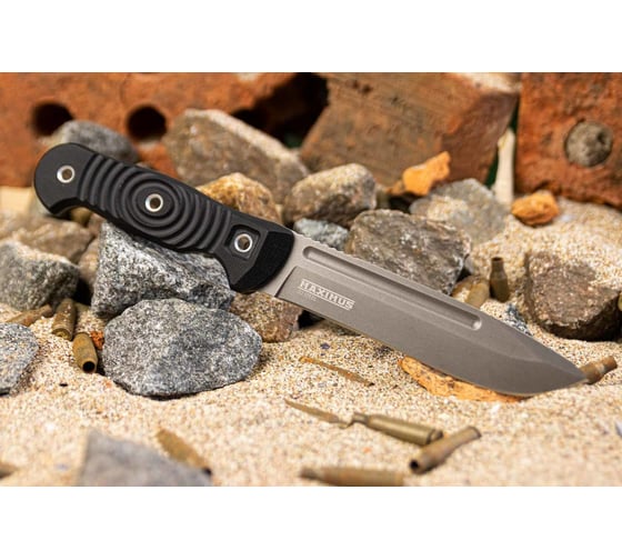 Туристический нож Kizlyar Supreme Maximus сталь D2, TacWash, рукоять из G10 4650065057820