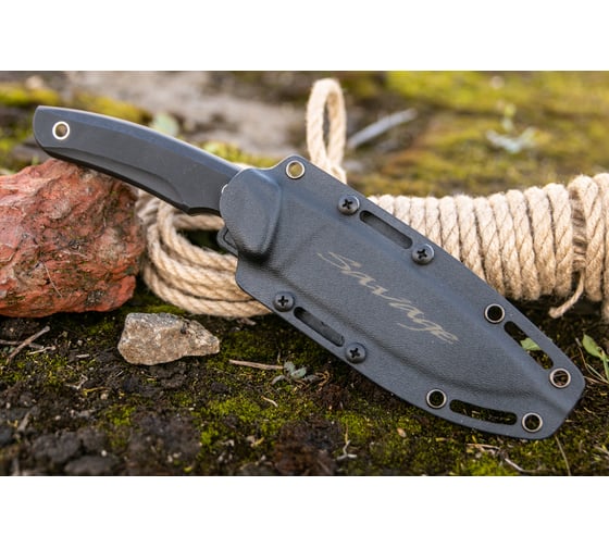 Туристический нож Kizlyar Supreme Savage сталь AUS-8, TacWash, рукоять из G10 4650065058100