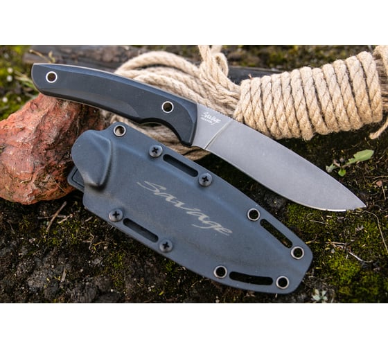 Туристический нож Kizlyar Supreme Savage сталь AUS-8, TacWash, рукоять из G10 4650065058100