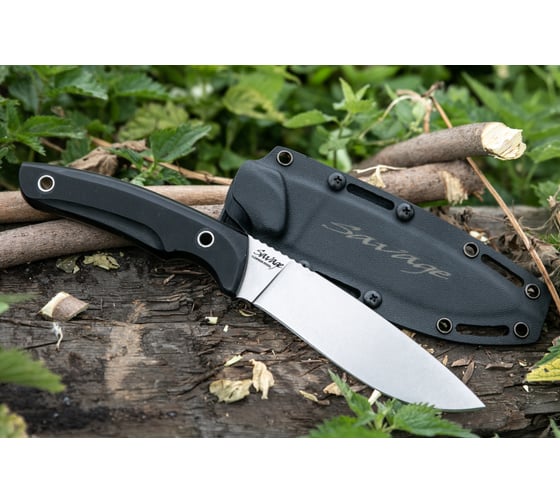 Туристический нож Kizlyar Supreme Savage сталь Sleipner, StoneWash, рукоять из G10 4650065058605