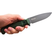 Туристический нож Kizlyar Supreme Sturm сталь AUS-8, StoneWash, Олива 4650065058247 4650065058254