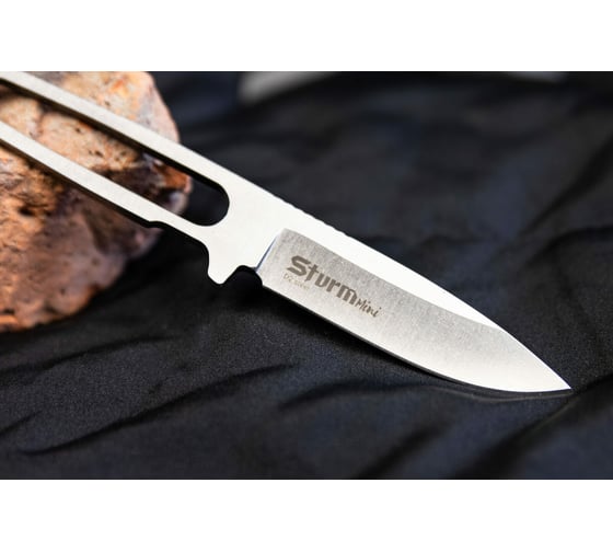 Туристический нож Kizlyar Supreme Sturm Mini сталь D2, StoneWash 4610094291008
