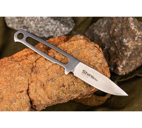 Туристический нож Kizlyar Supreme Sturm Mini сталь Niolox, StoneWash 4610094290285